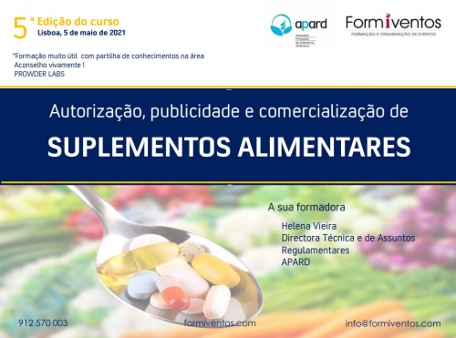 Formiventos | Suplementos Alimentares | 5 de Maio 2021